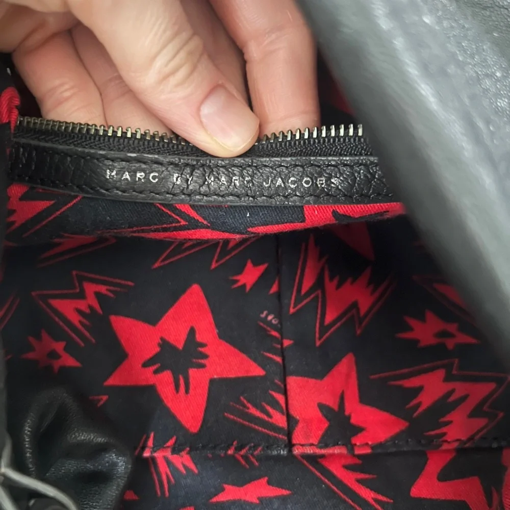 Black Leather Women's Bag - Picture 7 of 10